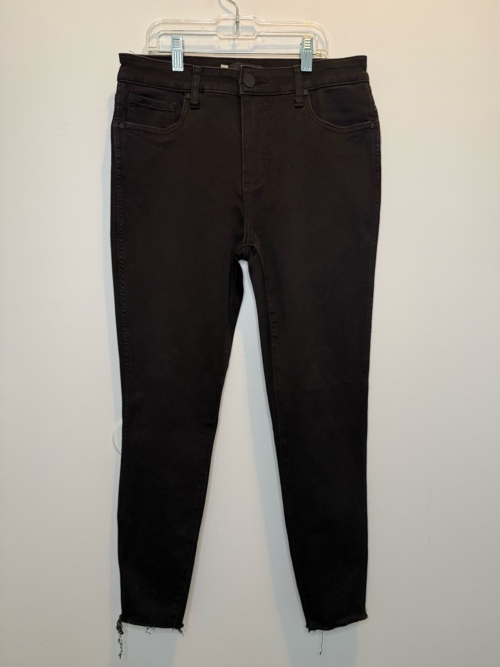 Kut from the Kloth Black Donna Ankle Skinny High Rise Jeans Fab ab Size 6